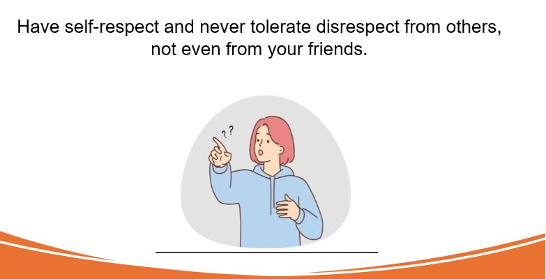 self respect cartoon image